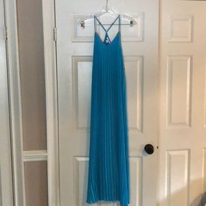 Bar III XXS blue Pleated dress!! NWT!!!!
